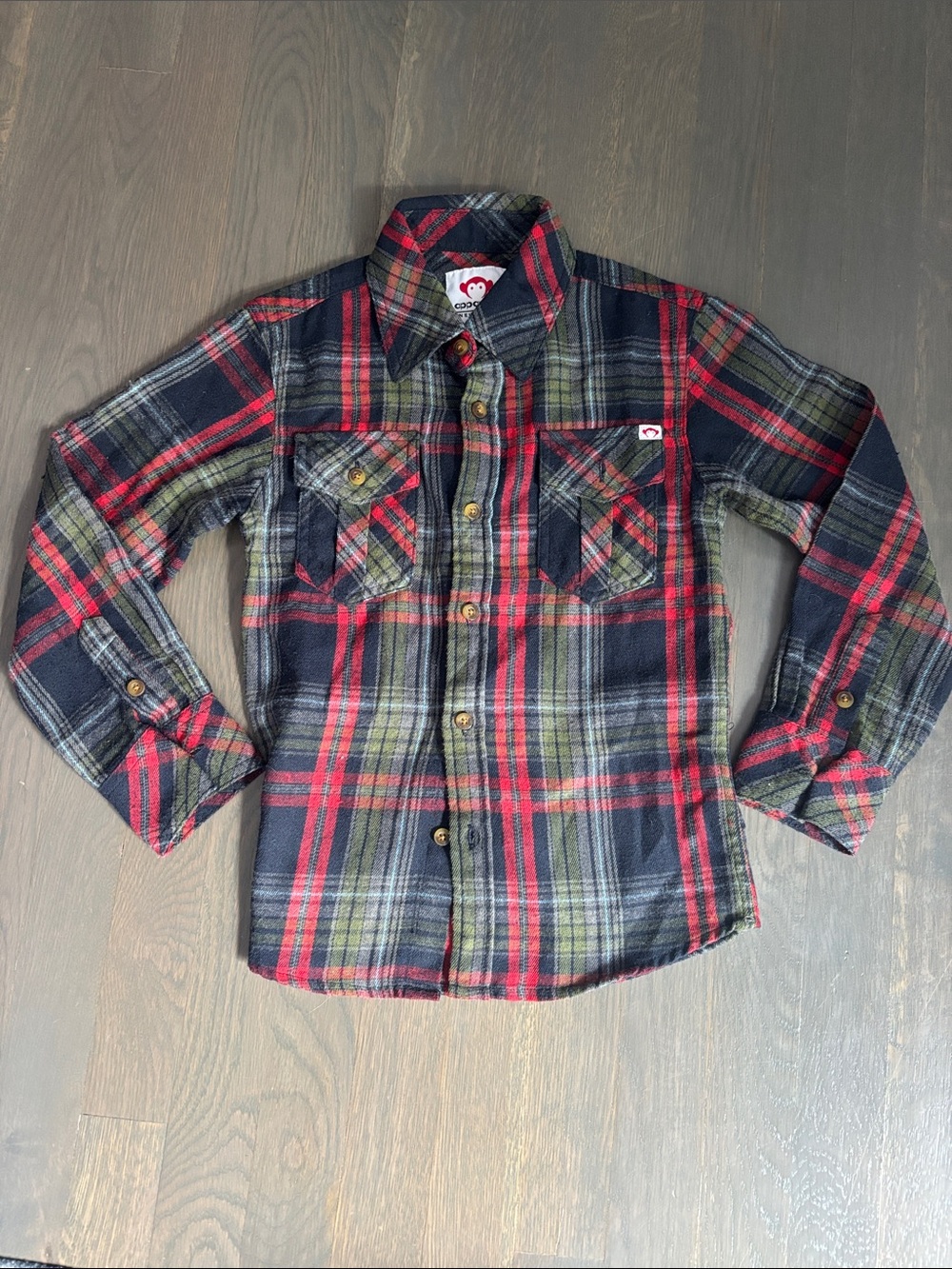 Appaman button up flannel EUC
